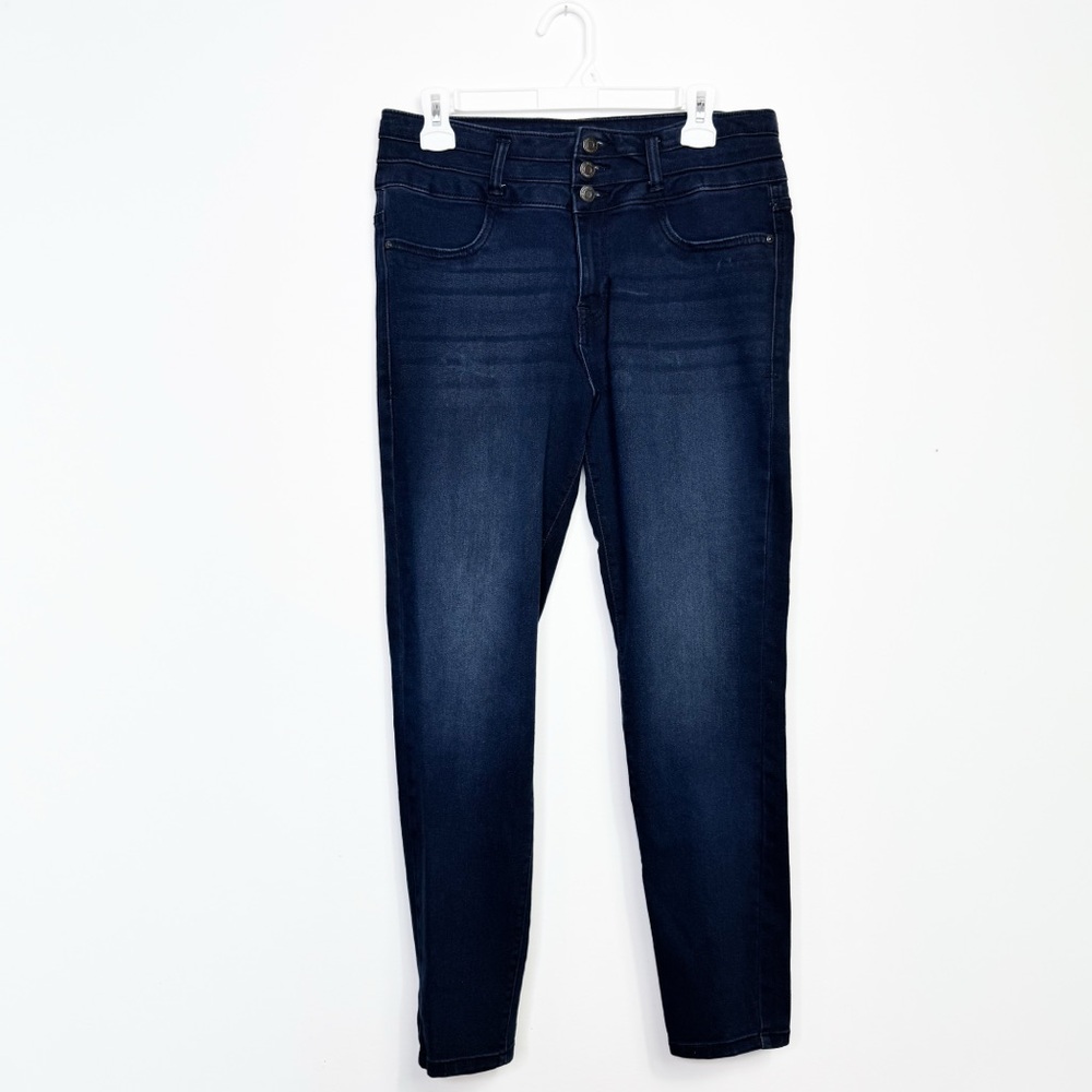 NWOT - Women's Evershape skinny Dark Blue Stretch Jeans Sz 10